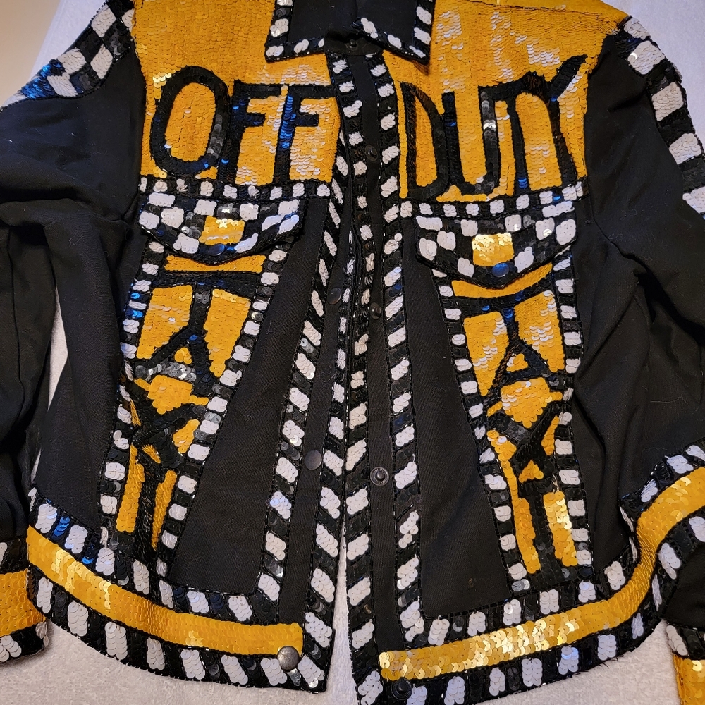 Sequence jacket for lady's.